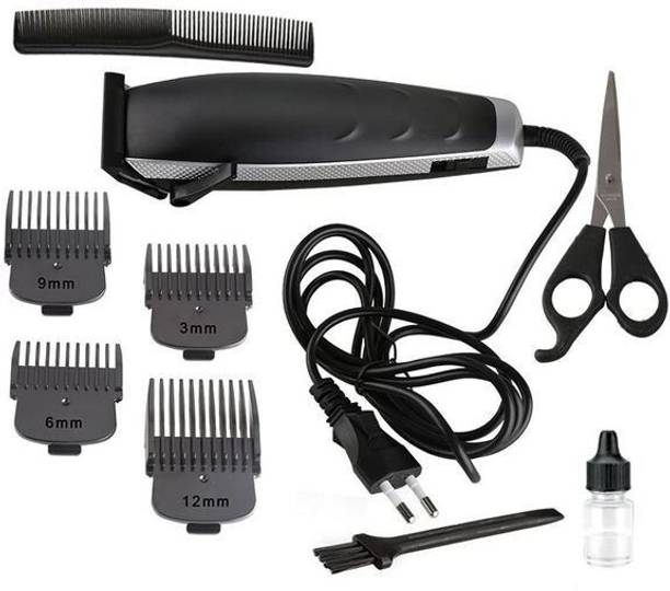 EPI KM-4702A Heavy Duty Electric Wired Professional Trimmer saloon Trimmer Beard Trimmer 120 min  Runtime 4 Length Settings