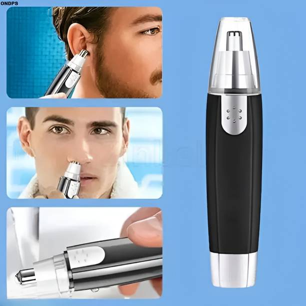 ONDPS Nose Hair Remover 1 Pc – Sharp Steel Battery Operated Ear & Nose Hair Trimmer Trimmer 50 min  Runtime 1 Length Settings