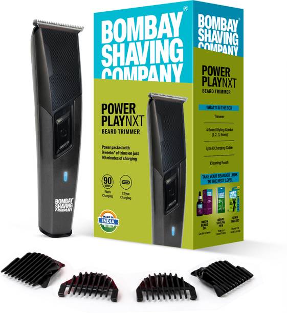 BOMBAY SHAVING COMPANY POWER PLAY NXT BEARD TRIMMER Trimmer 90 min Runtime 6 Length Settings
