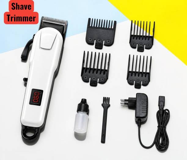 Kemy X203 Rechargeable Beard Trimmer for Men Cordless Hair Cutting Machine Fully Waterproof Trimmer 240 min  Runtime 4 Length Settings