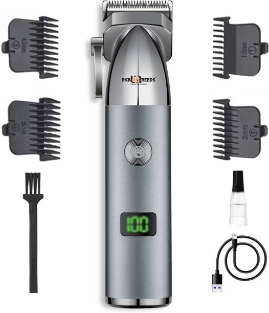 Pick Ur Needs Type C Rechargeable Hair Clipper / Beard Trimmer For Men With 4 Multiple Blades Trimmer 150 min  Runtime 4 Length Settings