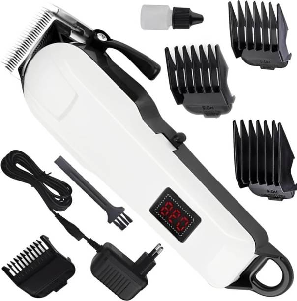 Zeno volt Hair clipper cardless 809 white trimmer Trimmer 240 min Runtime 5 Length Settings