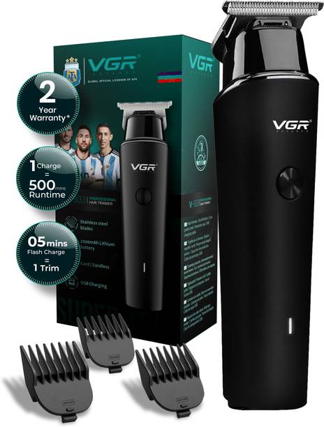 VGR V-933 Trimmer 500 min  Runtime 4 Length Settings