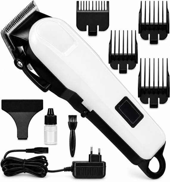 ChinuStyle 809A Professional Hair Clipper with LED Display S1 Trimmer 180 min Runtime 5 Length Settings