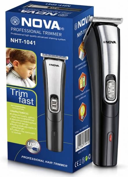 NOVA NHT 1041 USB Trimmer 60 min Runtime 5 Length Settings
