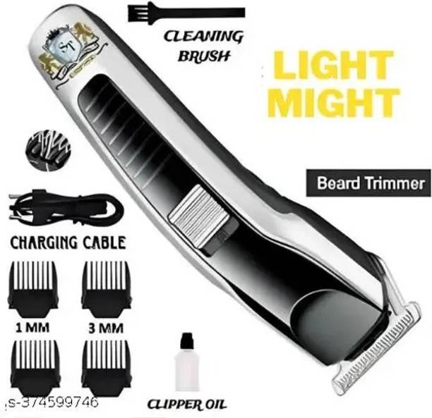 Zeno volt AT-538 rechargeable hair trimmer for men with T shape precision Fully Waterproof Trimmer 120 min  Runtime 4 Length Settings