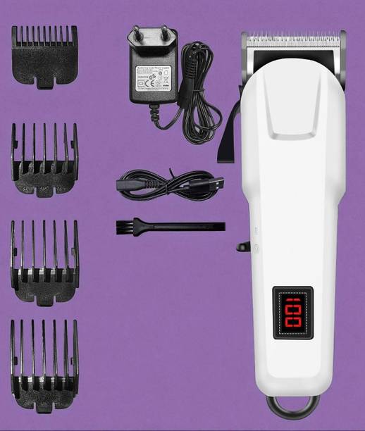 Sagaft X45 Adjustable Beard Trimmer | Rechargeable Cordless Hair Clipper Fully Waterproof Trimmer 240 min  Runtime 4 Length Settings