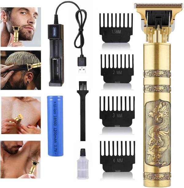 Gridlab Electric Beard Hair Shaver Rechargeable Dragon head Hair Trimmer Haircut Set Trimmer 120 min  Runtime 4 Length Settings