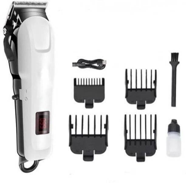 UZAN Professional 809A Rechargeable Hair Clipper-Trimmer Beard&Moustache K20 Trimmer 250 min Runtime 4 Length Settings