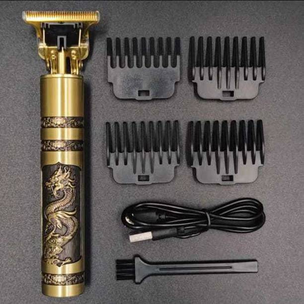 UZAN Professional Golden t99 Trimmer Haircut Grooming Kit Metal Body Rechargeable 39  Shaver For Men, Women