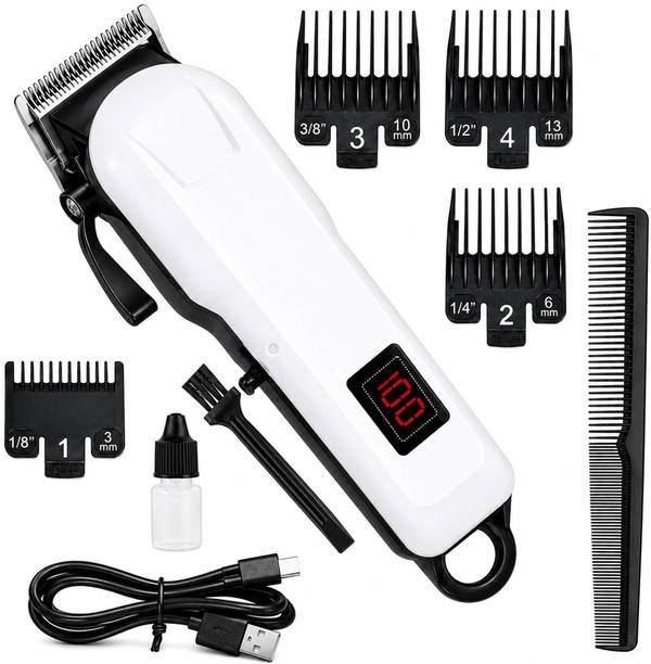 Zeno volt MAX_TOP-MX-809A Professional Cordless Trimmer Trimmer 240 min Runtime 4 Lengt Trimmer 240 min Runtime 4 Length Settings