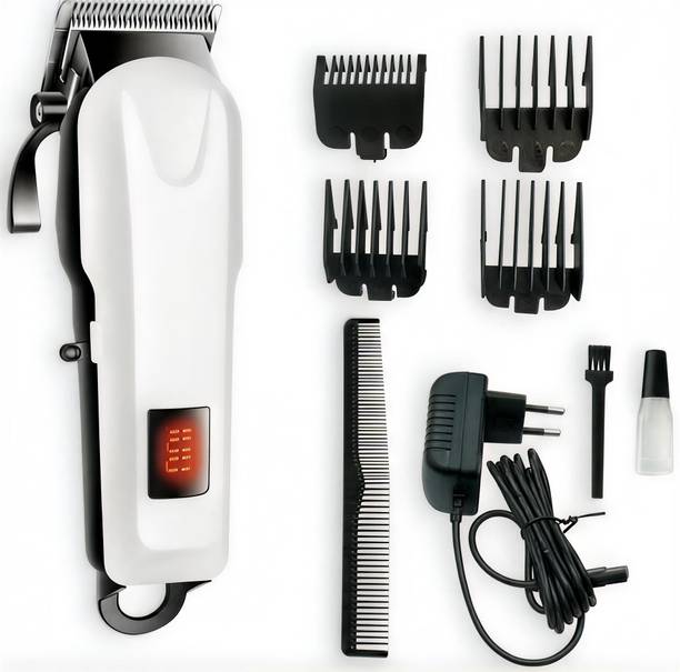 FABUNIK New Professional Fast Charging Hair Clipper Razor Rechargeable Beard Moustache Fully Waterproof Trimmer 180 min  Runtime 5 Length Settings