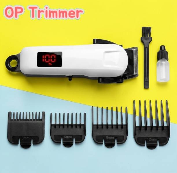 3BAAN X220 Cordless Trimmer for Men Rechargeable Beard Hair Clipper USB Type C Kit Fully Waterproof Trimmer 240 min Runtime 4 Length Settings