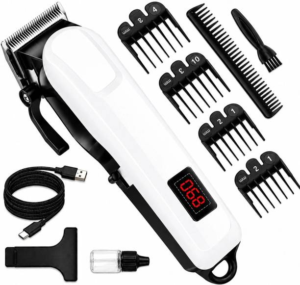 Shifozaa Electric Professional Hair & Beard Trimmer Razor With LED Display_809TRIM_190 Trimmer 240 min Runtime 4 Length Settings