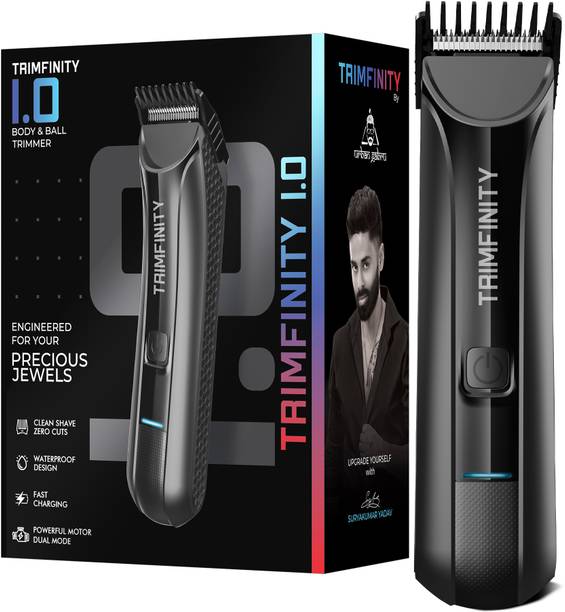 urbangabru 1.0 Body Trimmer for Men with Skin Safe Tech Fully Waterproof Trimmer Body Groomer 90 min  Runtime 4 Length Settings