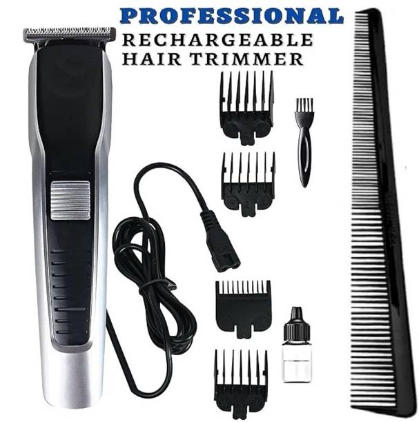 Zeno volt Trimmer Men Hair Cutting Machine Haircut Cordless Hair Clipper Fully Waterproof Trimmer 60 min  Runtime 4 Length Settings