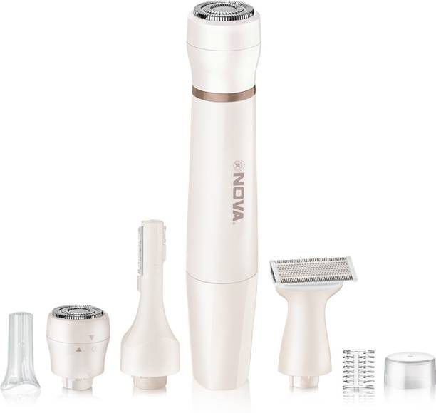 NOVA NLS 533 Facial Sensi-Trim Touch Fully Waterproof Trimmer 60 min  Runtime 2 Length Settings