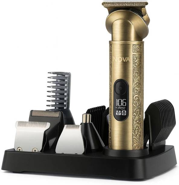 NOVA NG 1158 Digital Waterpoof Trimmer 170 min  Runtime 20 Length Settings
