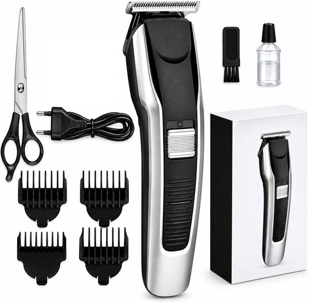 RACCOON 538 Trimmer for Men | Hair Clipper Grooming with 4 Guide Combs, Comb & Scissor Fully Waterproof Trimmer 60 min Runtime 5 Length Settings