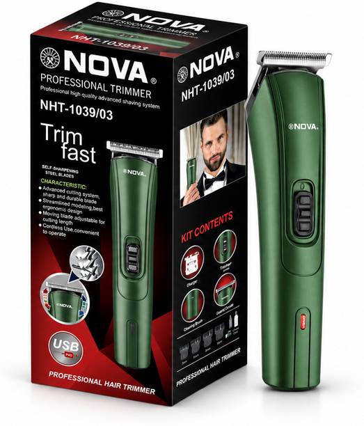 NOVA NHT 1039/03 USB Trimmer 45 min Runtime 5 Length Settings