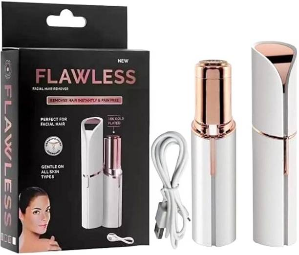 KAKUSHIN Women Electric Facial Hair Remover USB Cordless Trimmer Trimmer 60 min Runtime 1 Length Settings