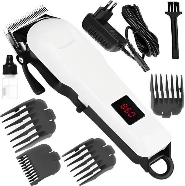 FINARO Maxtop mx 809 Rechargeable Hair & Beard Trimmer For Men With Digital Display Trimmer 240 min  Runtime 4 Length Settings