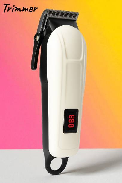 Ziddjeet A496 Rechargeable Beard Trimmer for Men | Cordless Hair Clipper with USB Charge Trimmer 240 min  Runtime 4 Length Settings