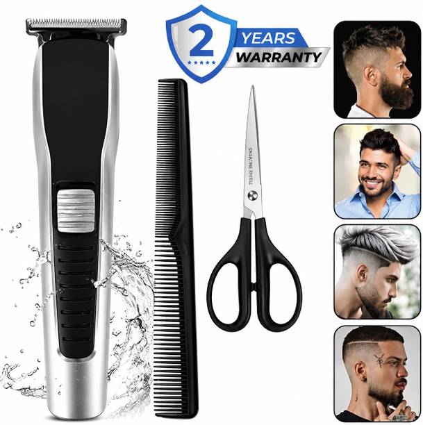 CLINLINSO 538 Cordless Hair Trimmer for Men with Comb | 60 Min Runtime Shaver For Men