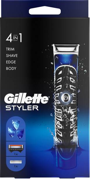 Gillette Proglide 4-in-1 Styler Trimmer 30 min  Runtime 3 Length Settings