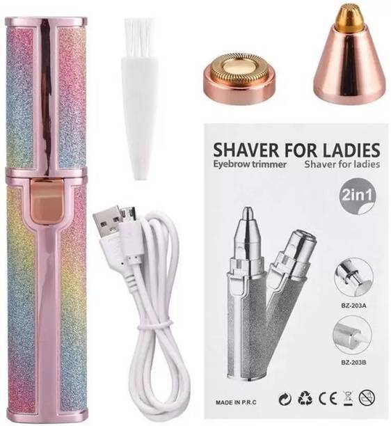 TechElectro Women-TRIMMER-Flawless Women’s Portable Pai Trimmer 90 min  Runtime 0 Length Settings