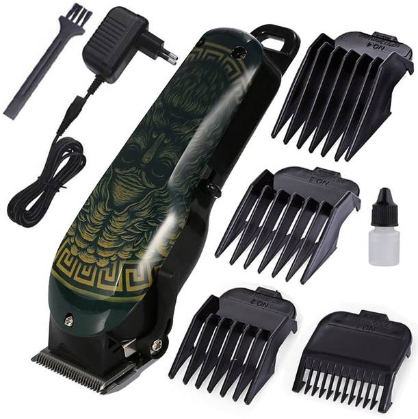 FPP Rechargeable Professional Electric Men's Hair Clippers Hair Trimmer Hair Cutting Machine Beard Shaver Cutter Barber Cordless Trimmer Razor Hair Clipper Beard Trimmer Hair Cutting Cordless Machine Trimmer 120 min  Runtime 4 Length Settings