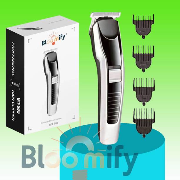 BloomiFy M-55 Professional Hair Clipper: Rechargeable, 60 min Runtime Trimmer 60 min  Runtime 4 Length Settings