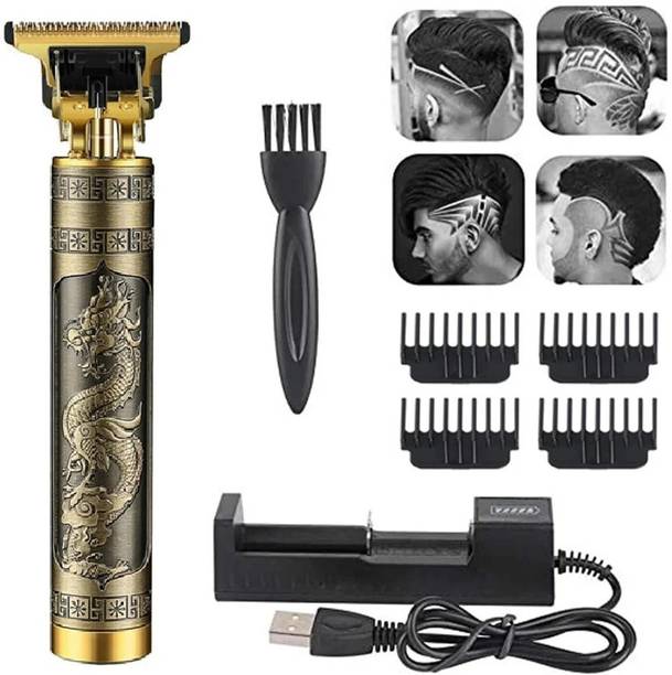 jbm T9 Vintez Trimmer For All in One Use For Cut Hair Fully Waterproof Trimmer 90 min  Runtime 4 Length Settings