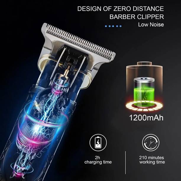 Gridlab Gold Electric Hair Cutting Machine Rechargeable New Hair Man Shaver Trimmer 120 min Runtime 4 Length Settings
