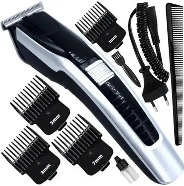 RACCOON Trimmer for Men | Professional AT-538 Beard, Body Hair Cutting Machine For Man Fully Waterproof Trimmer 90 min Runtime 5 Length Settings