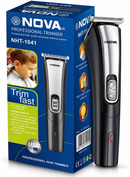 NOVA NHT 1041 USB Trimmer 60 min Runtime 5 Length Settings