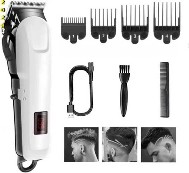 Zeno volt New Design Rechargeable Hair Trimmer Machine Hair Cutting Beard Electric Razor Trimmer 120 min Runtime 4 Length Settings