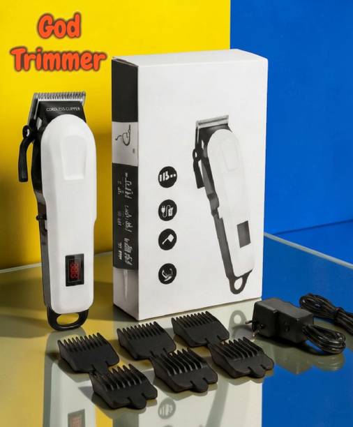 Shamsa X994 Professional Trimmer for Men Rechargeable Beard Hair Clipper USB Type C Fully Waterproof Trimmer 240 min  Runtime 4 Length Settings