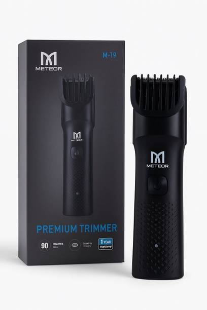 Meteor M19 Fully Waterproof Trimmer 90 min  Runtime 15 Length Settings