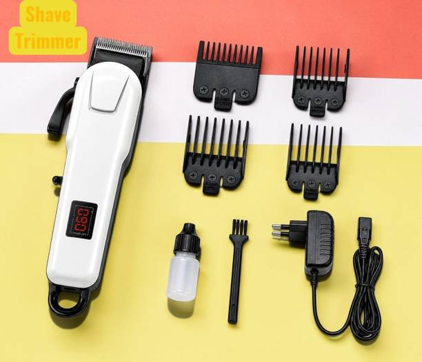 KEMMIE X215 Professional Beard Trimmer for Men Rechargeable Hair Cutting Machine Fully Waterproof Trimmer 240 min Runtime 4 Length Settings