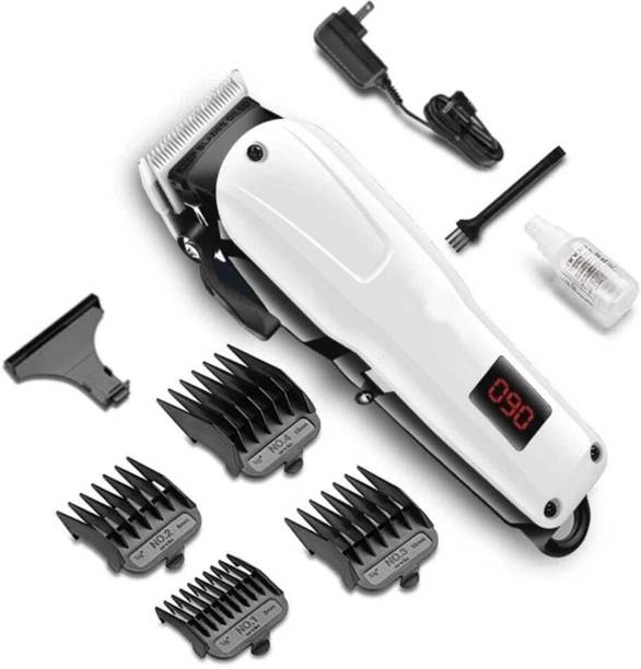 ZATCO TRIMMER0 machine Trimmer 40 min Runtime 4 Length Settings (White) Fully Waterproof Trimmer 120 min Runtime 4 Length Settings