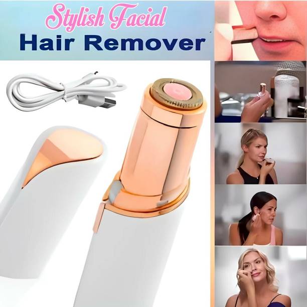 Elecsera Radiant Skin USB Rechargeable Facial Hair Removal Machine for Smooth Skin Trimmer 60 min  Runtime 0 Length Settings
