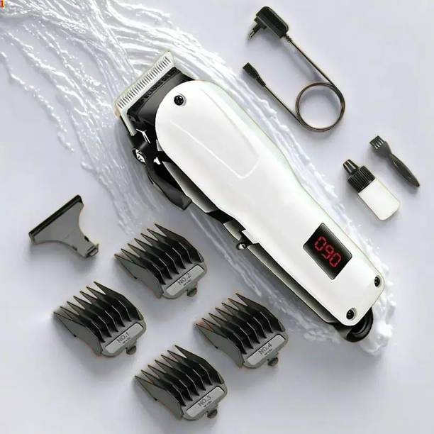 KEMMIE A4 Hair Clipper Men Razor Heavy Duty Salon Use New High Quality Beard Moustache Fully Waterproof Trimmer 240 min  Runtime 8 Length Settings