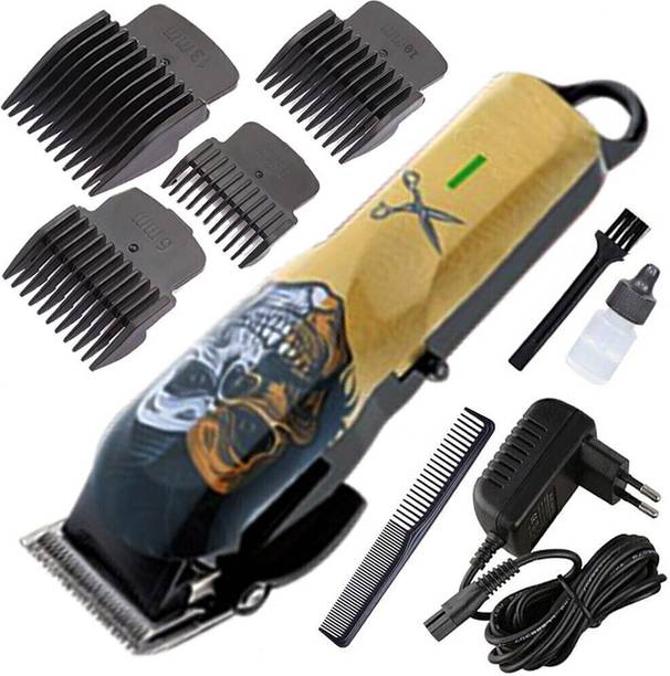 Gemmy Professional Men USB Rechargeable Hair Clipper powerful Hair Trimmer For Men cordless Beard Electric Cutter Hair Cutting Machine Haircut Cordless Clipper Trimmer 240 min  Runtime 4 Length Settings