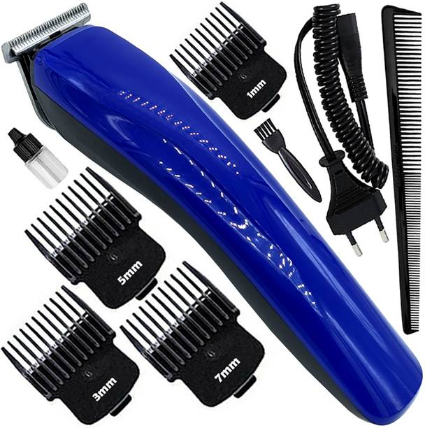 QGS Rechargeable Heavy Duty 900mAh Battery Steel Blade Hair Clipper Beard Moustache Fully Waterproof Trimmer 120 min  Runtime 5 Length Settings