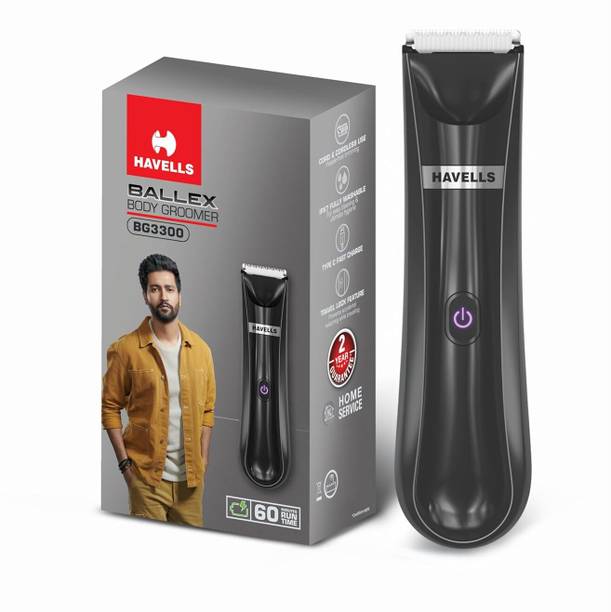 HAVELLS BALLEX BG3300 Body Groomer 60 min Runtime 6 Length Settings