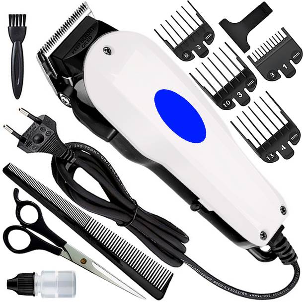 QGS Powerful G1 Adjustable Titanium Wired High Quality Hair Clipper Beard Moustache Trimmer 510 min Runtime 10 Length Settings