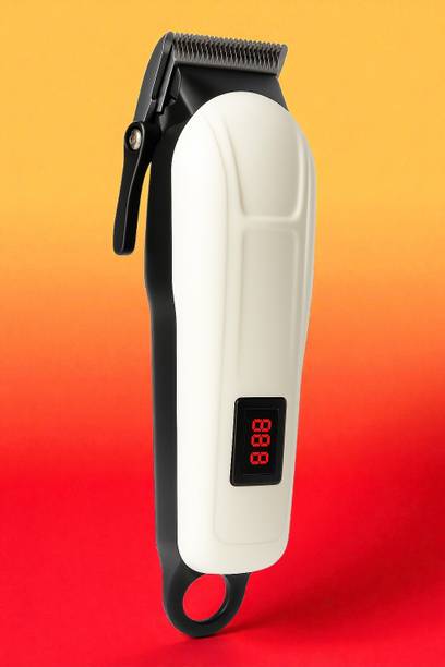 Sagaft X33 Rechargeable Beard Trimmer for Men | Long Battery, Sharp Stainless Blades Trimmer 240 min Runtime 4 Length Settings