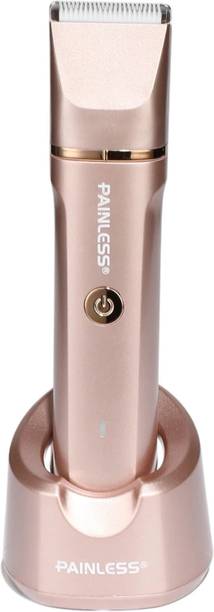 Painless 2 in 1 Eletctric Razors.bikini rechargeble gold Trimmer 45 min  Runtime 1 Length Settings