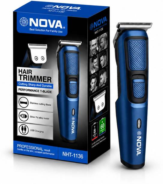 NOVA NHT-1136 Trimmer 120 min Runtime 4 Length Settings